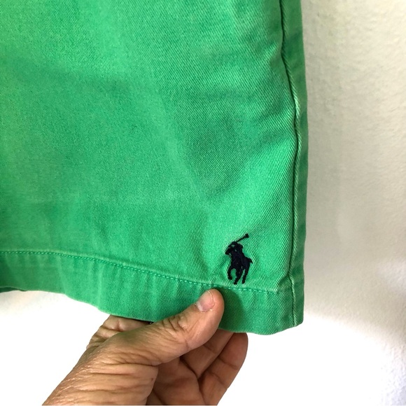Ralph Lauren Green High Waist Women Shorts - Picture 5 of 16